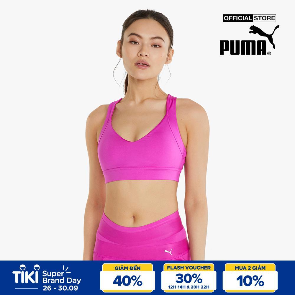 PUMA - Áo bra thể thao nữ Own It Mid Impact Training Sports 521038