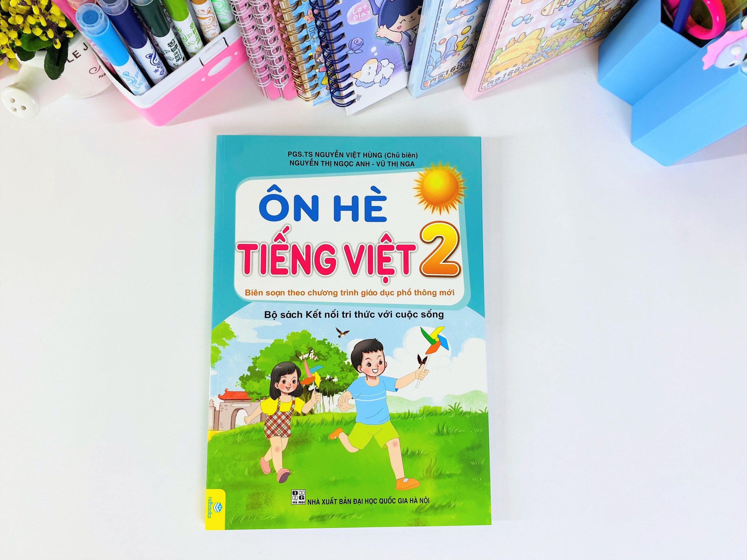 Sách - Bộ 2 cuốn Ôn Hè Toán + Tiếng Việt 2 Kết Nối - ndbooks