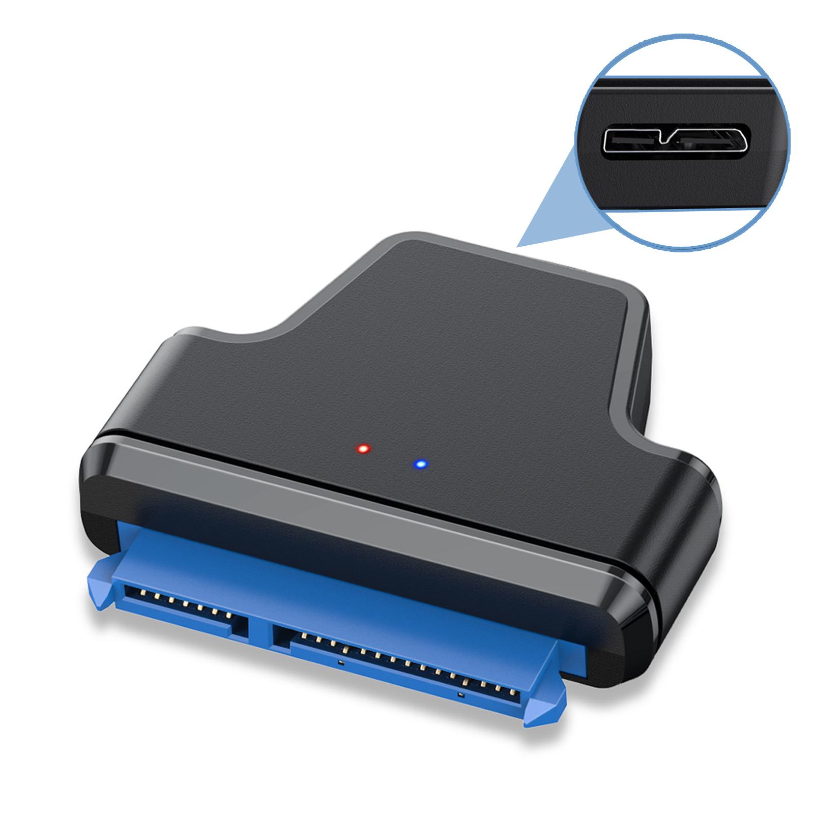 Bộ chuyển đổi SATA sang USB USB3.0 3.1 Cáp ổ cứng ngoài SATA 22pin chuyển đổi đĩa cứng W/ UASP cho 2.5 "ổ cứng/ SSD