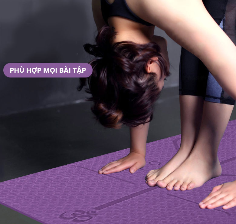 Thảm tập yoga định tuyến cao cấp DOPI DP1101