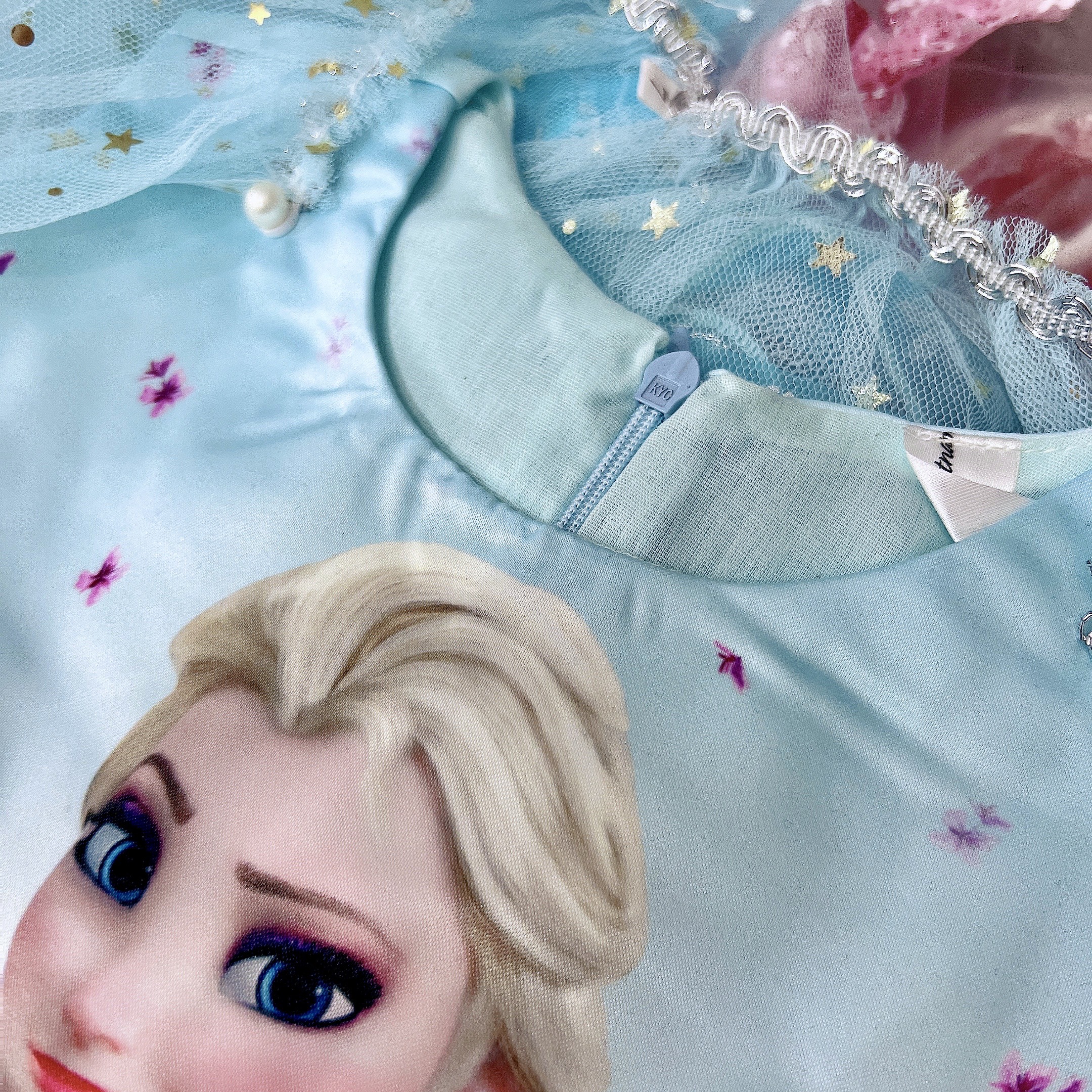 Váy Elsa cho bé hóa trang Halloween dự tiệc công chúa hàng thiết kế chất voan lụa cao cấp Tặng kèm áo choàng MamLa