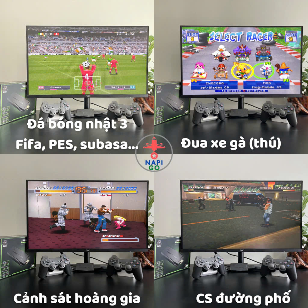 Máy ChơiGame Trên Tivi X2 Pro – 35.000Game 3D, PSP, PS1, Ram 2G, Chip S905, 2 Tay Cầm Mới đèn ốp trần