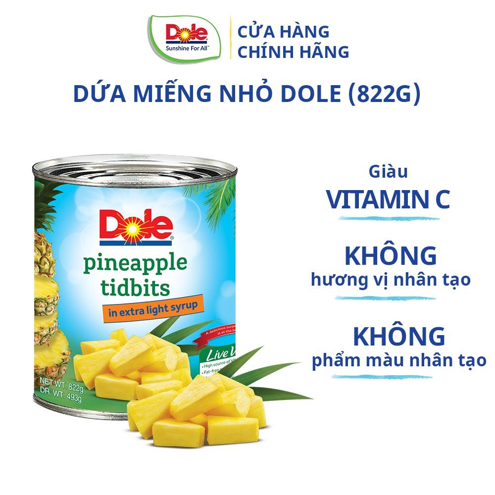 Dứa Miếng Nhỏ Dole (822g)