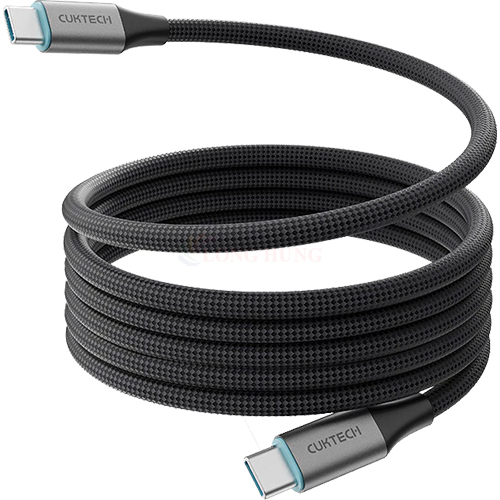 Cáp USB Type-C to Type-C Cuktech Braded Magnetic 240W PD3.1 CMC61 - Hàng chính hãng