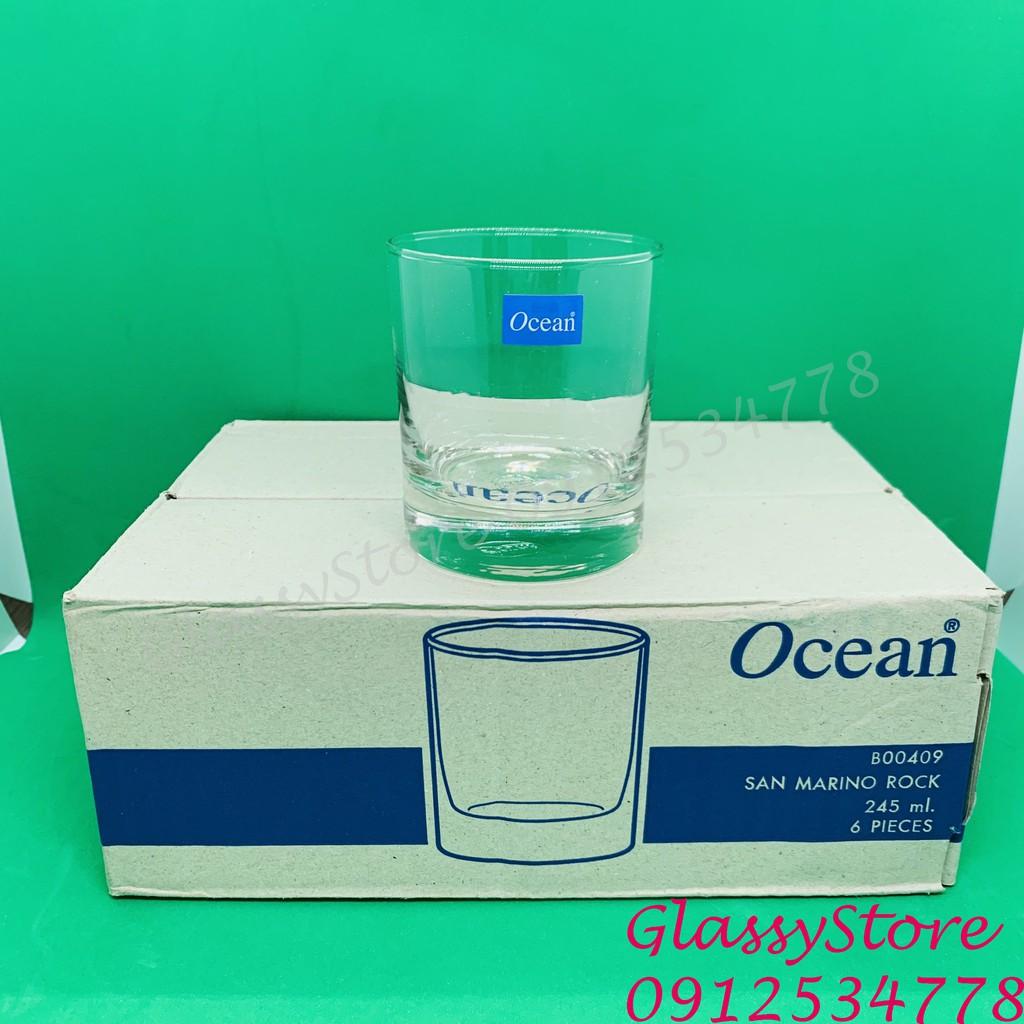 Ly thủy tinh Ocean Rock San Marino – B00409 – 245ml / B00411 – 290ml