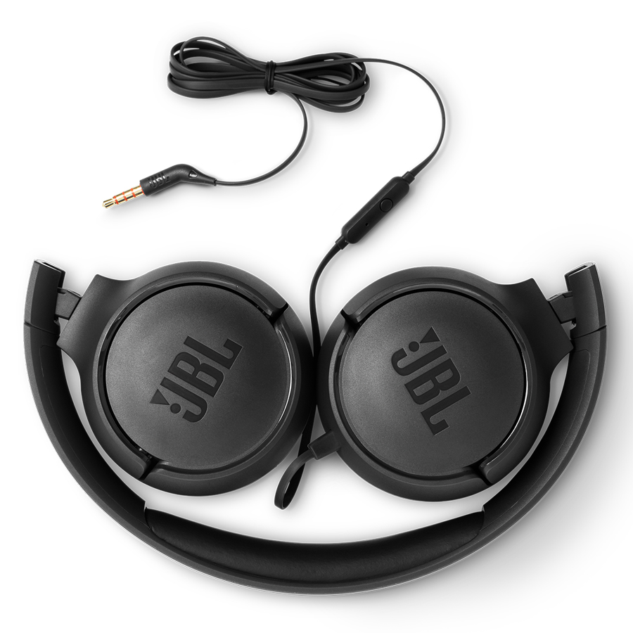 Tai Nghe Có Dây Chụp Tai On-ear JBL T500 - Hàng Chính Hãng