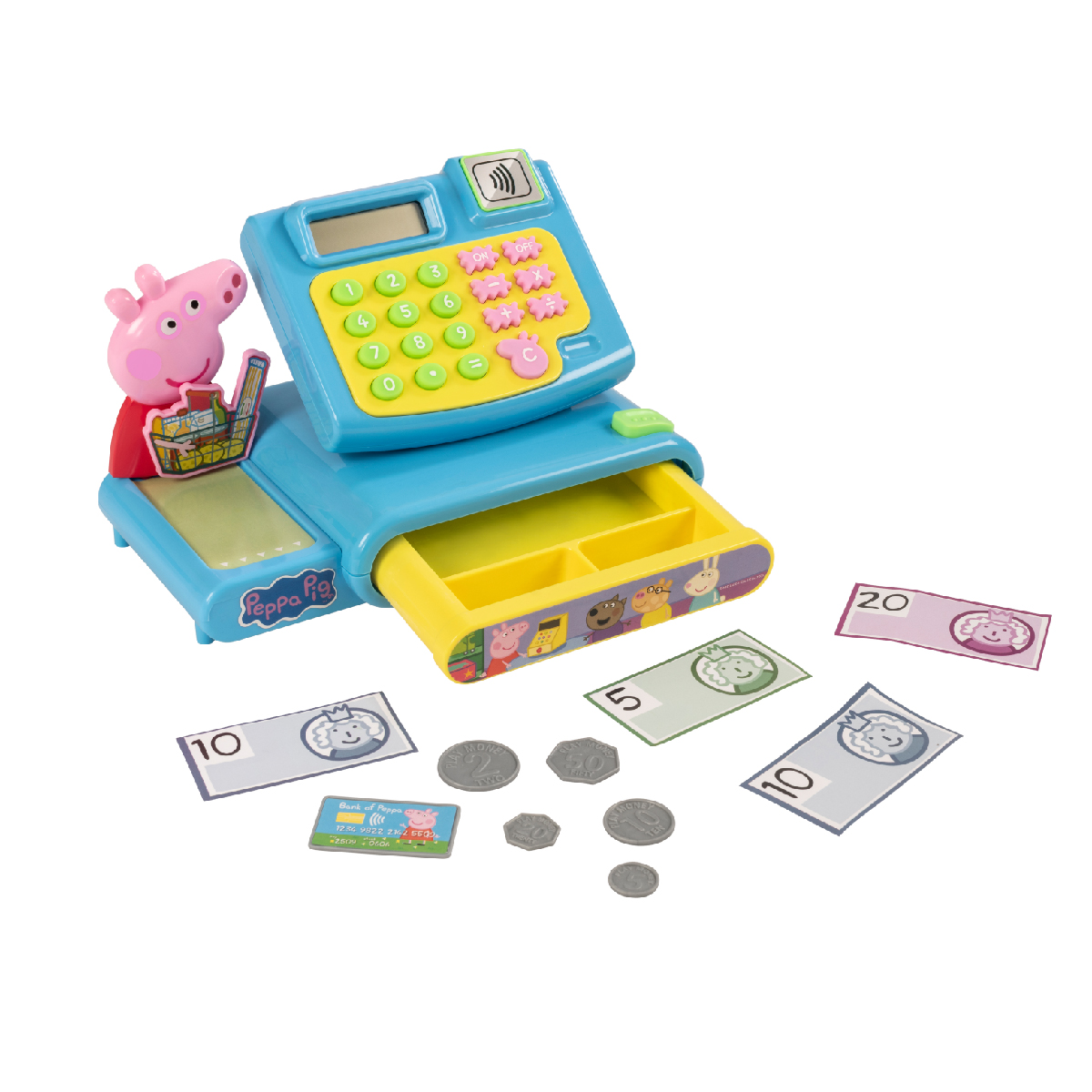 Đồ Chơi Máy Tính Tiền Hiện Đại Kèm Xe Đẩy Siêu Thị Peppa Pig 1684698INF22