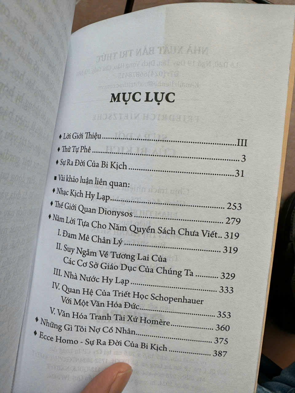 COMBO 2 CUỐN SÁCH TRIẾT HỌC: SỰ RA ĐỜI CỦA BI KỊCH &amp; NỖI BẤT AN TRONG VĂN HOÁ – Nhiều tác giả – Thời Đại – NXB Tri Thức