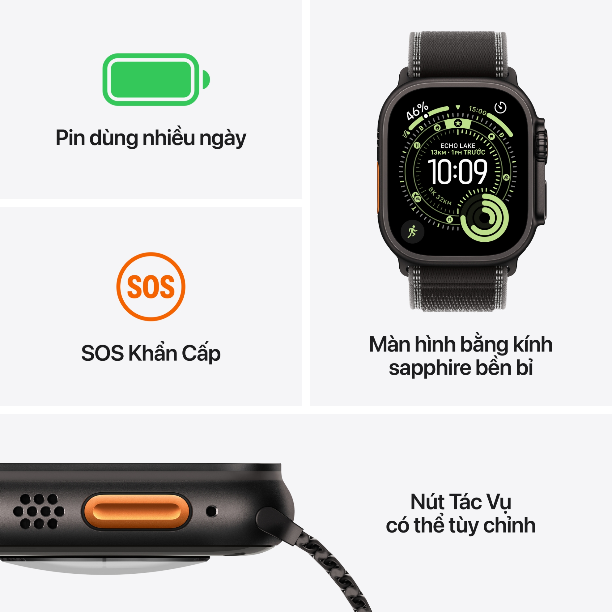 Apple Watch Ultra 3 GPS + Cellular 49mm | Ocean Band (2025)