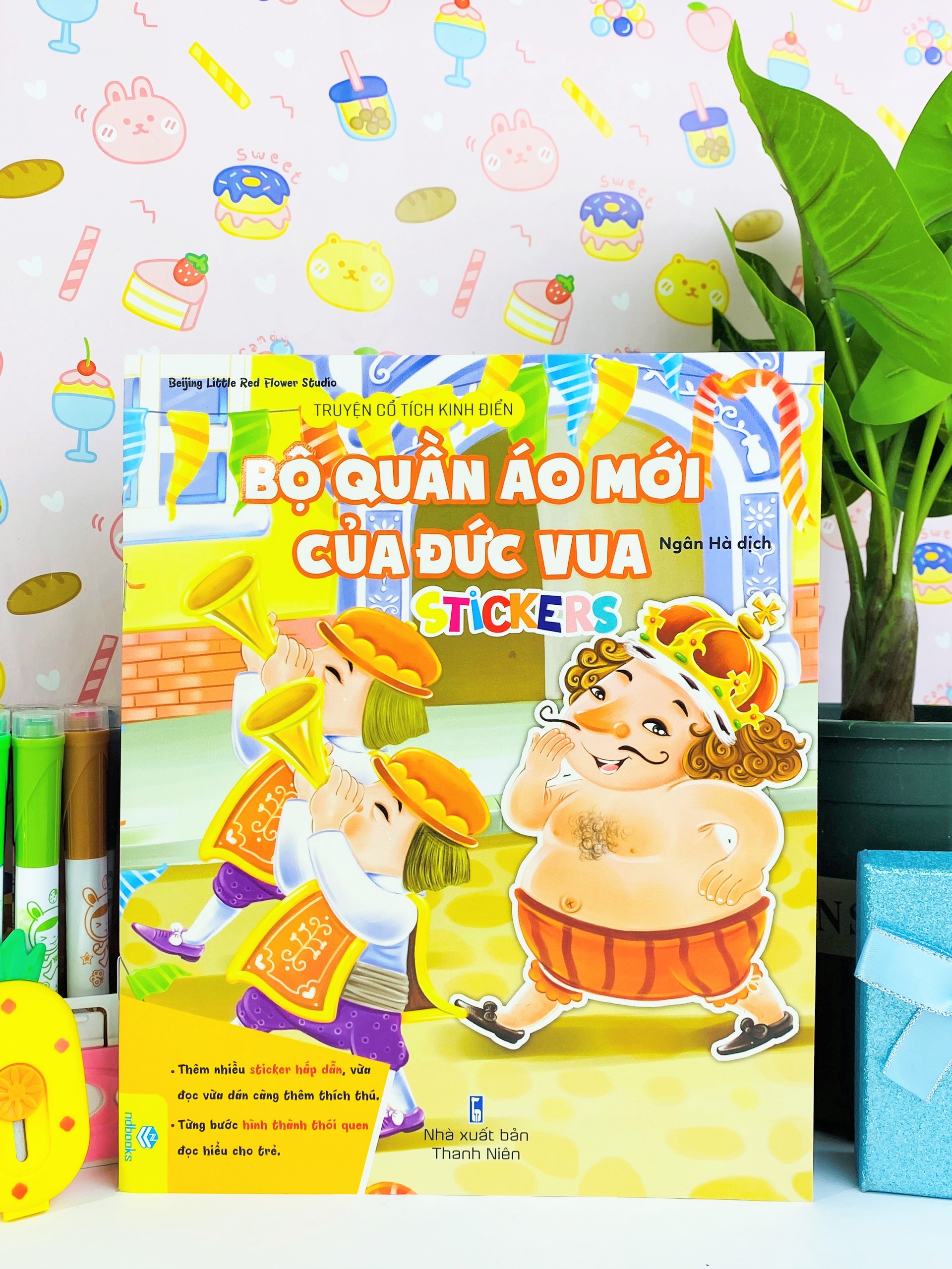 Sách - Combo 8 Cuốn Truyện Cổ Tích Kinh Điển Stickers - Ndbooks