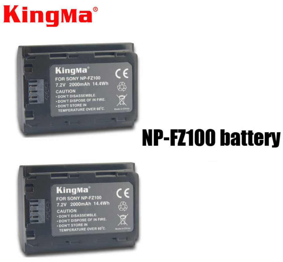 Combo 2 pin 1 sạc Kingma for Sony NP-FZ100 - Hàng chính hãng