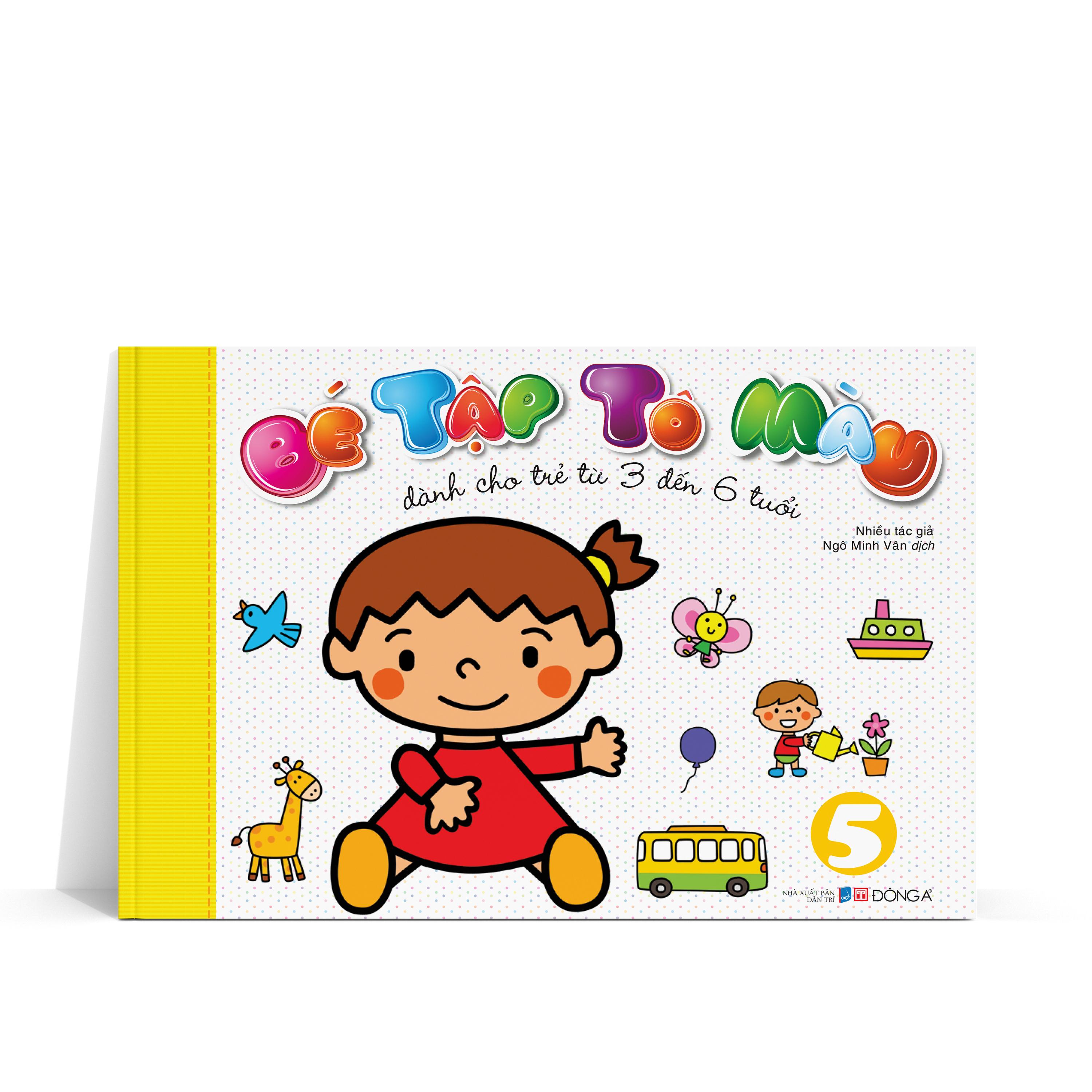 Bé Tập Tô Màu - Tập 5 (Dành Cho Trẻ Từ 3-6 Tuổi)