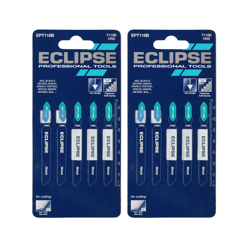 Bộ 5 Lưỡi Cưa Lọng Máy Cắt Tấm Kim Loại Eclipse EPT118B