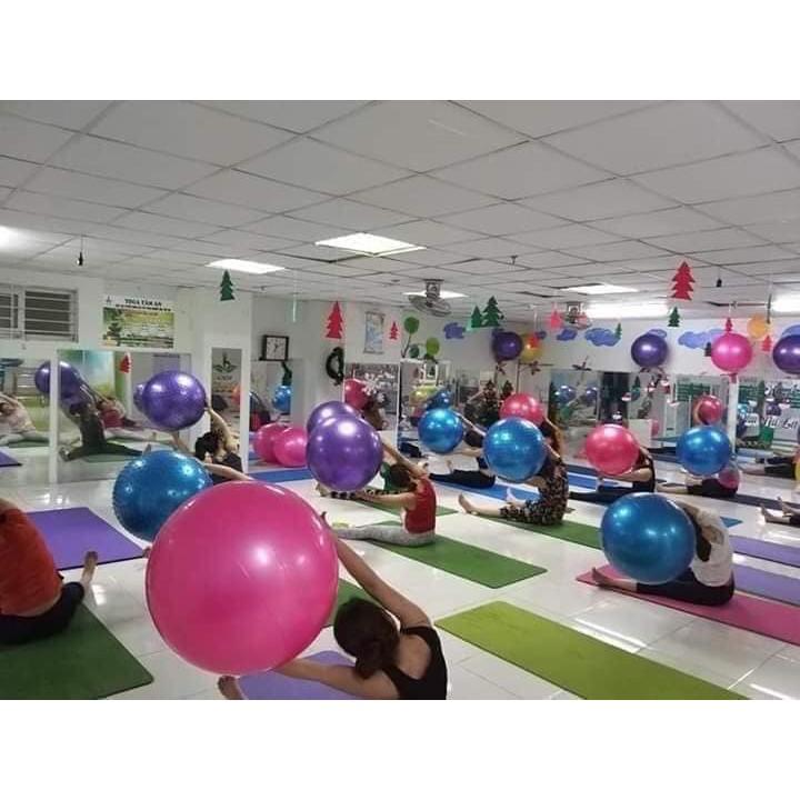 BÓNG CAO SU GAI TẬP YOGA CAO CẤP - ĐƯỜNG KÍNH 75CM