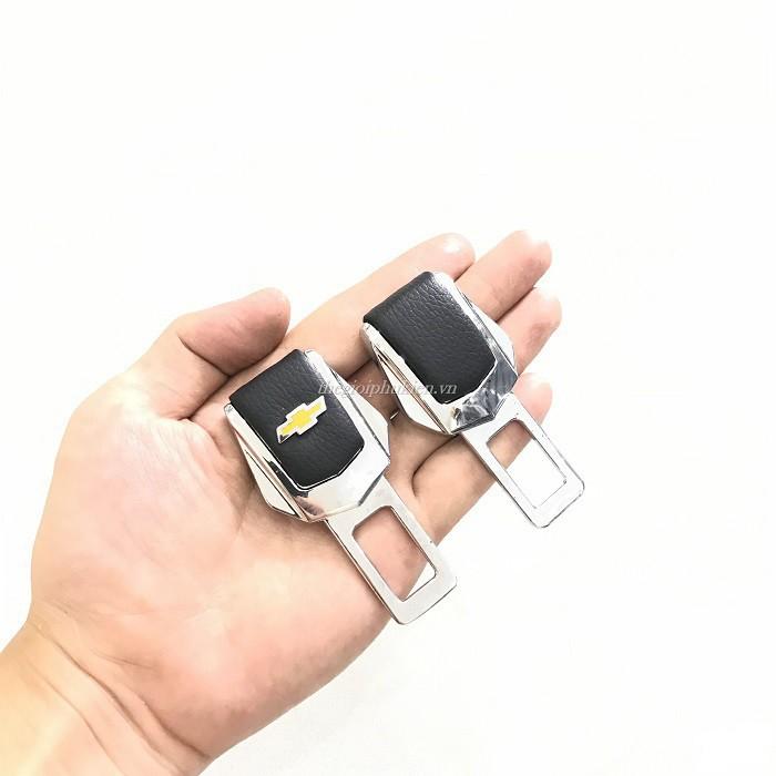 Combo 2 Chốt Khóa Dây An Toàn 4S dành cho Ô tô, Xe hơi – Logo Chevrolet