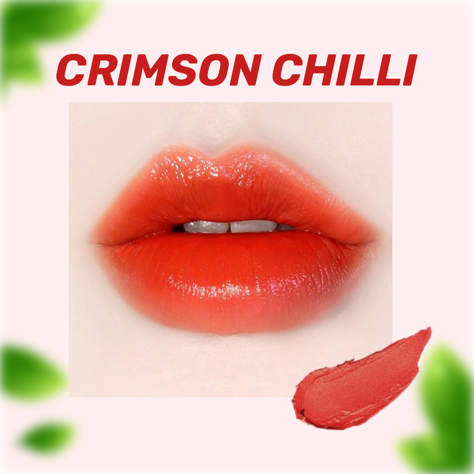 Son Dưỡng Lì Có Màu YNM Candy Pop Glow  Melting Balm Crimson Chili 3g/ Đỏ Đô