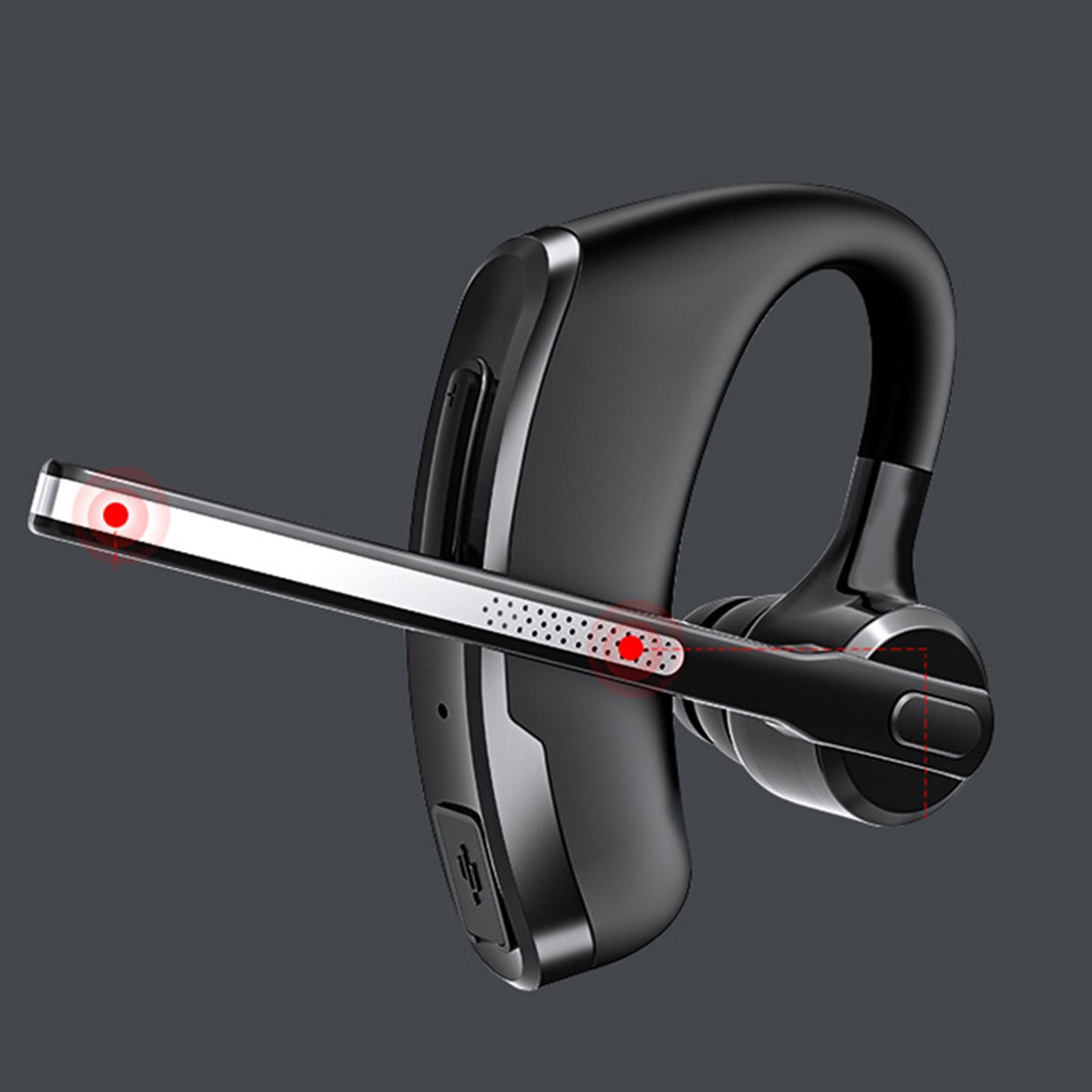 Handsfree Wireless Bluetooth Mono Handset Headset Earpiece for Driving