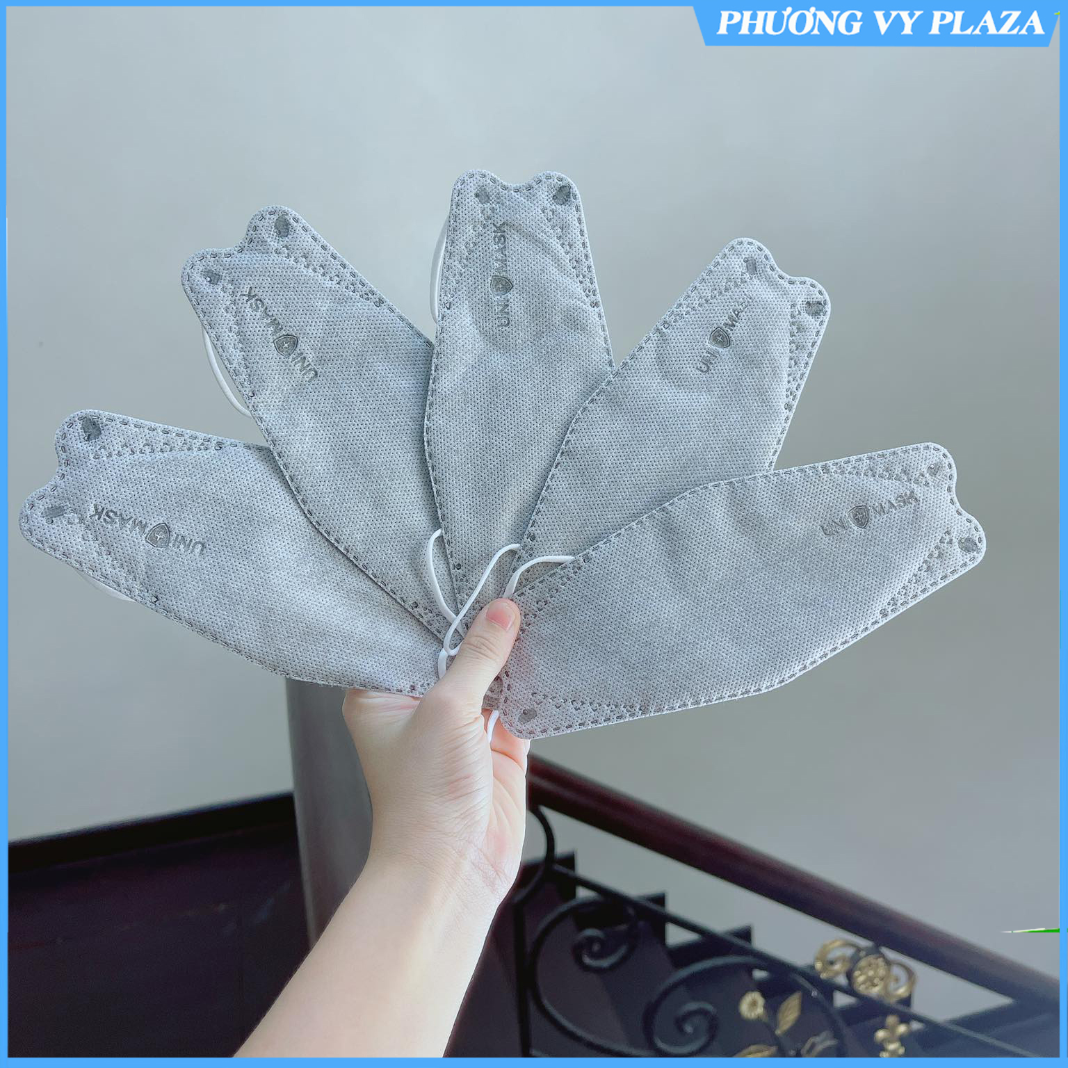 30 Chiếc Khẩu Trang kf94 UNI MASK 4 Chiều Rộng Rãi Thoáng Khí ,Lọc Mùi,Lọc Bụi Bẩn ,Không Xù Lông Không Mụn