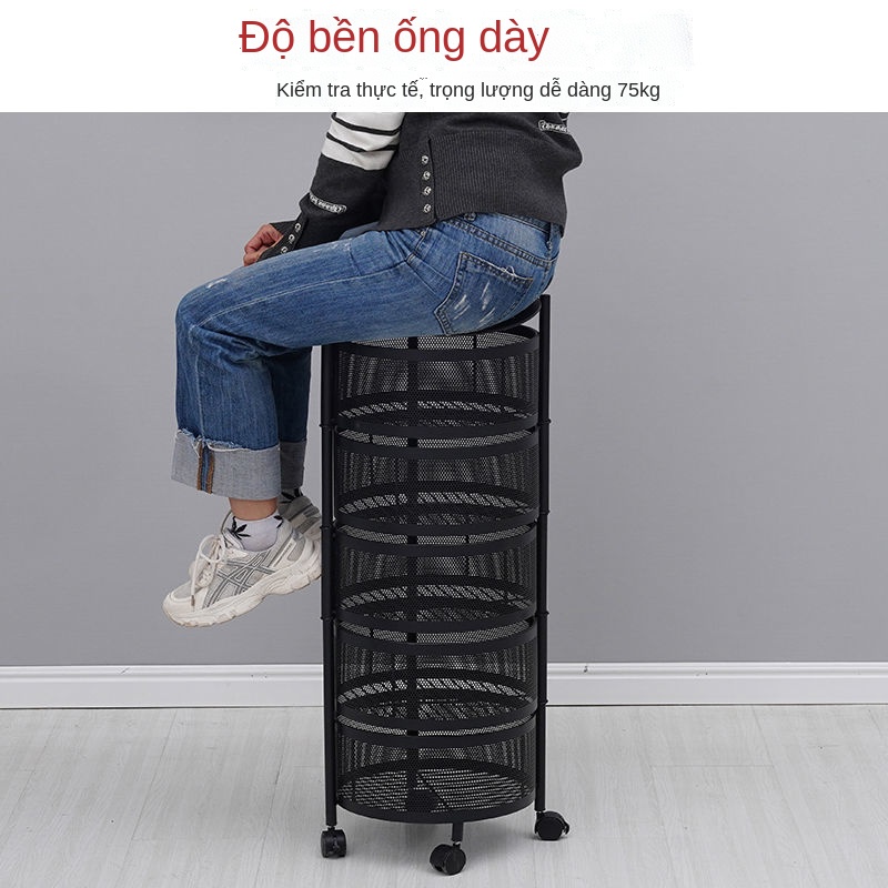 Kệ gia vị tròn xoay 360 độ thông minh