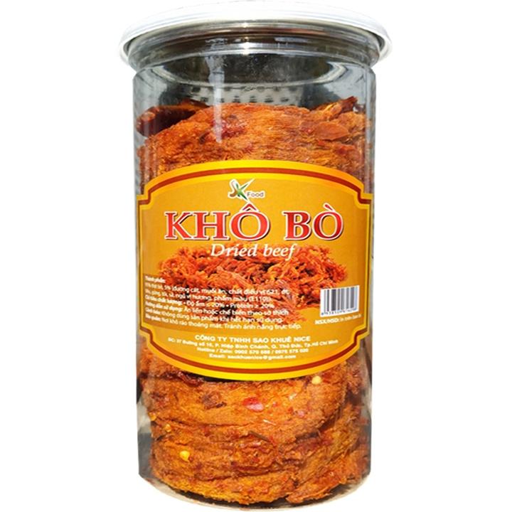 COMBO 3 HŨ KHÔ BÒ MỀM LOẠI SIÊU CAY HIỆU SK FOOD-MỖI HŨ 200G