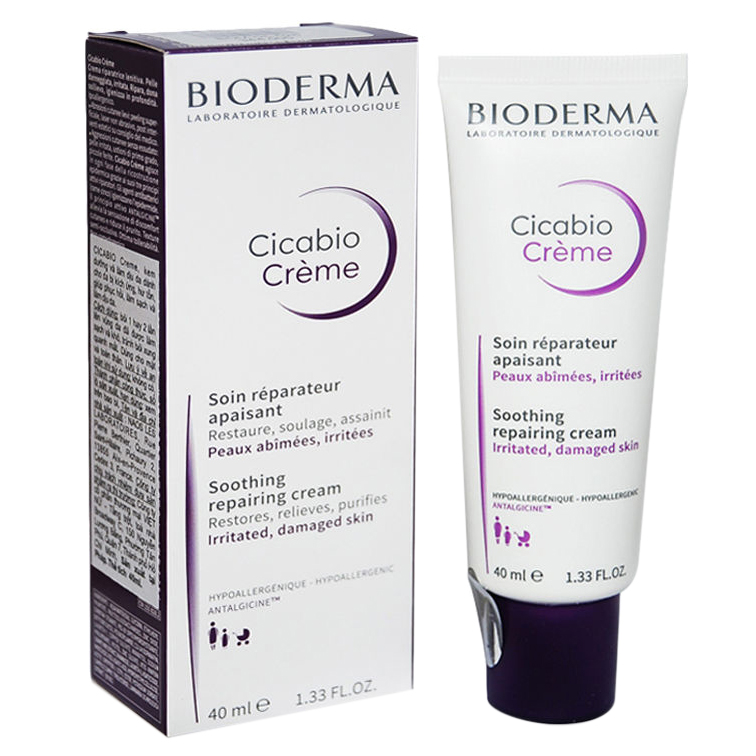 Kem dưỡng phục hồi làn da bị tổn thương BIODERMA Cicabio Crème 40ml