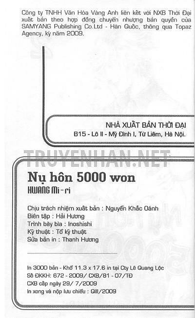 nụ hôn 5000 won chapter 9 4