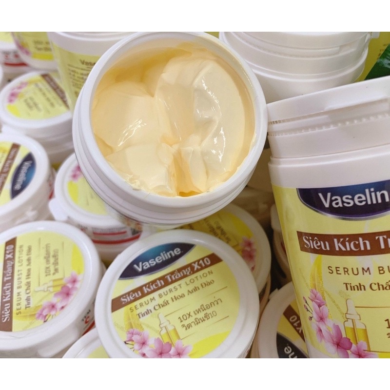 bộ 3 món dưỡng thể vaseline gluta ( vàng )+ hũ kích trắng vaseline vàng+ tắm trắng vaseline vàng ( không xuất hóa đơn đỏ - không có tem phụ )