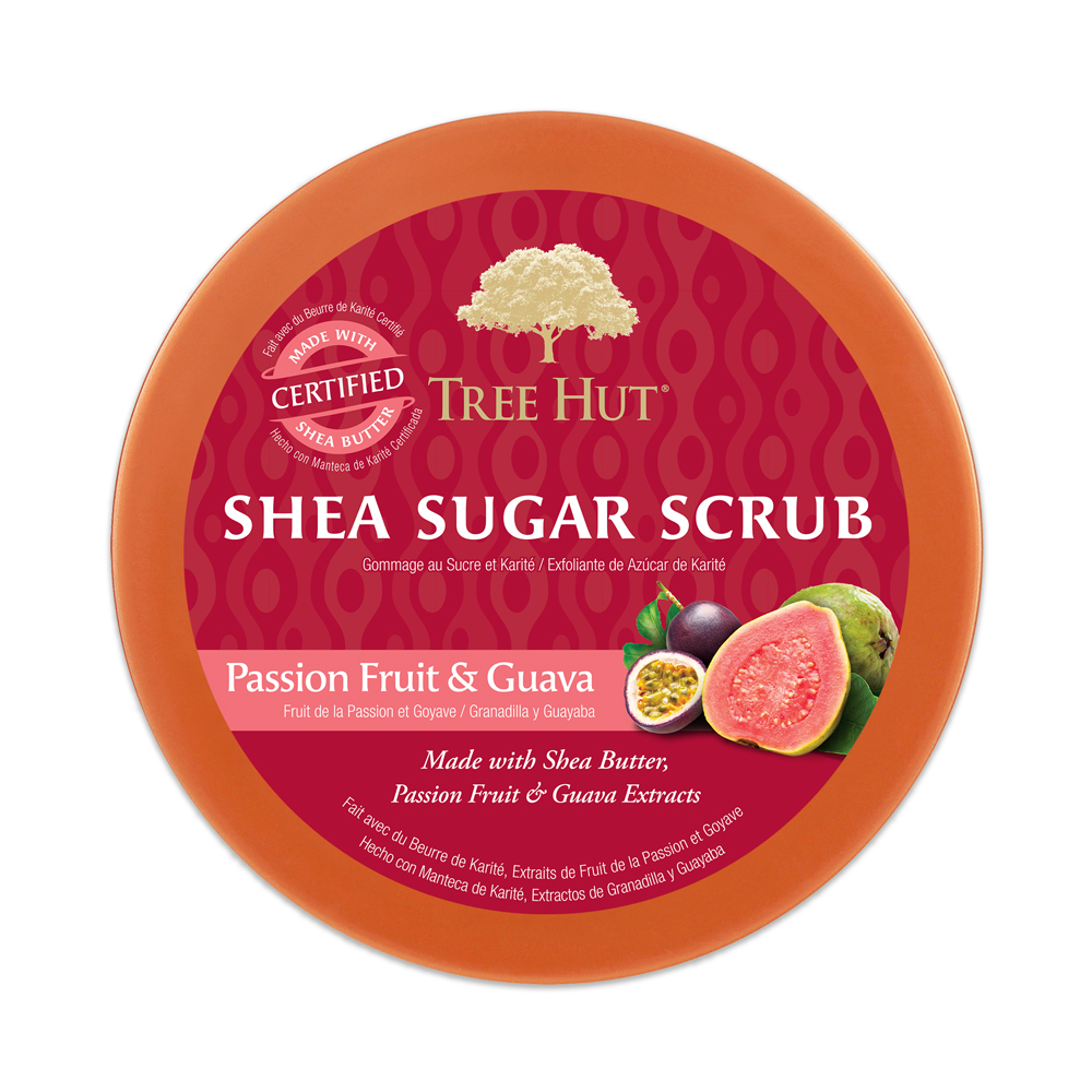 Tẩy tế bào chết cơ thể Tree Hut Shea Sugar Scrub Passion Fruit &amp; Guava