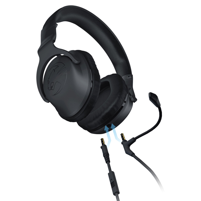 Tai Nghe Có Dây Chụp Tai On-ear ROCCAT Cross Cho PC, Laptop, Smartphone, PS4 - Hàng Chính Hãng