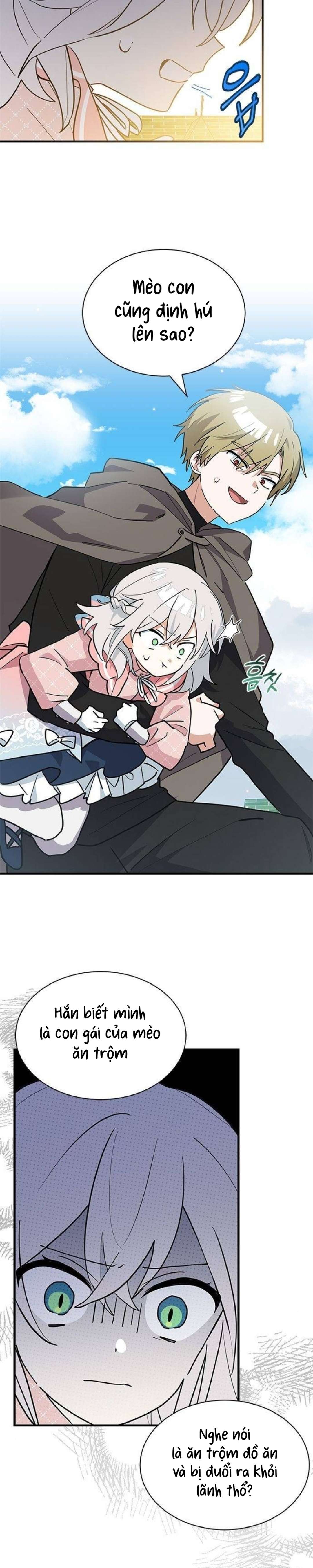 mèo con được gia tộc sói nhận nuôi? chapter 32 12