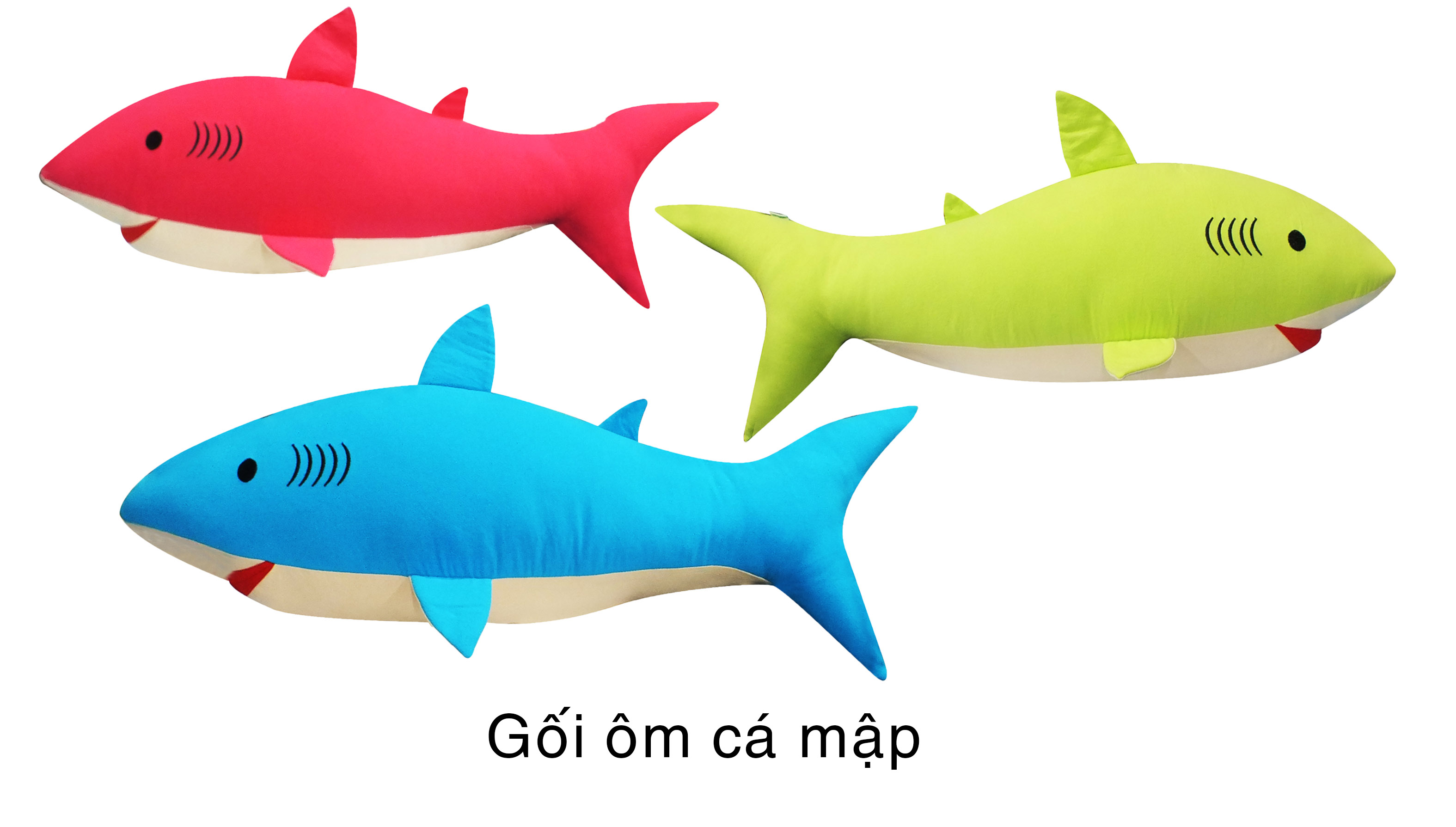 Gối Ôm Hình Thú Cho Bé Cá Mập Hometex Baby Shark Cho Bé Dễ Thương Đáng Yêu Xuất Xứ Việt Nam Duy Nhật Store