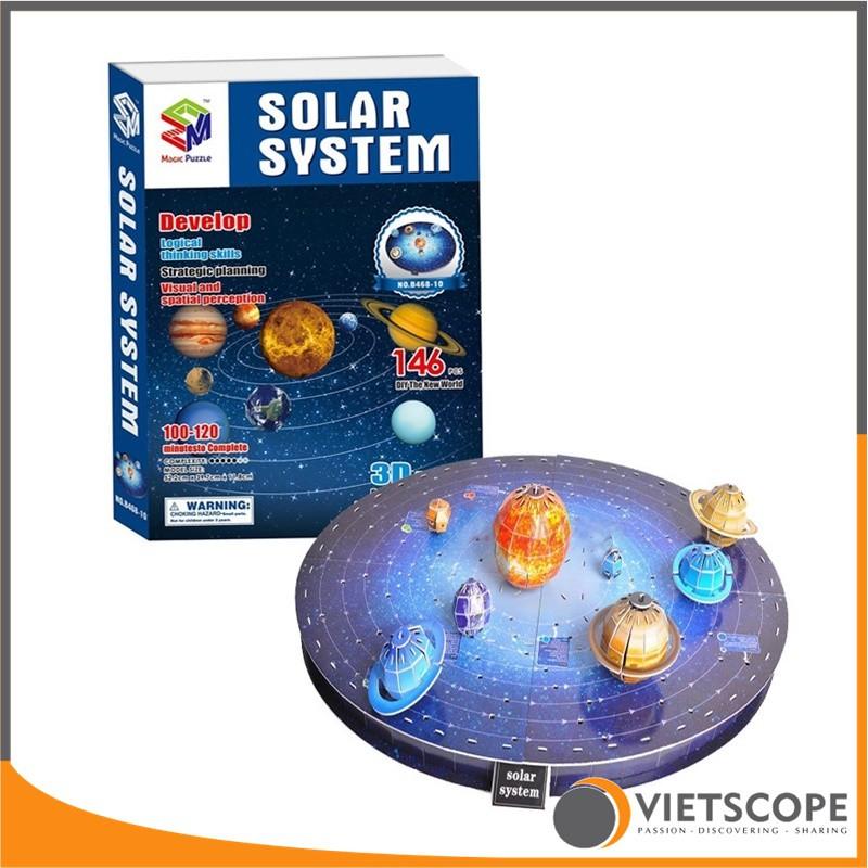 Bộ lắp ráp mô hình Hệ mặt trời 3D - Solar System cho bé khám phá vũ trụ