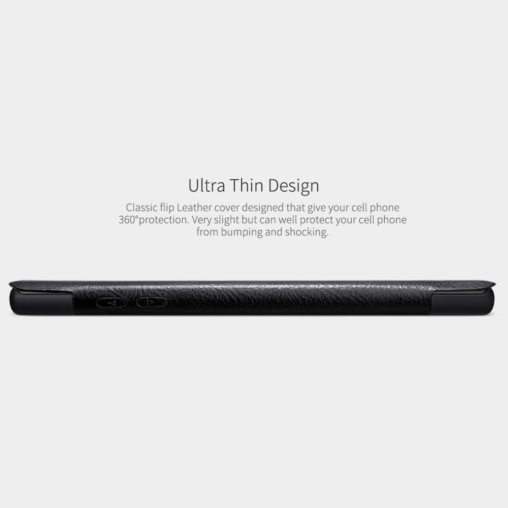 Case bao da leather chống sốc cho Samsung Galaxy Note 20 Ultra hiệu Nillkin Qin - hàng nhập khẩu