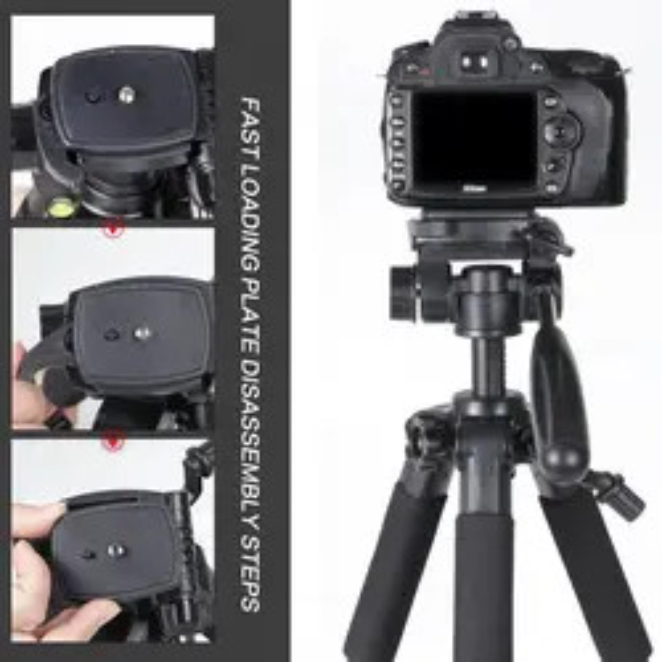 Chân Máy Ảnh Tripod, Máy Quay Phim, Máy Ảnh Chuyên Nghiệp ZOMEI Q111 - Hàng Nhập Khẩu