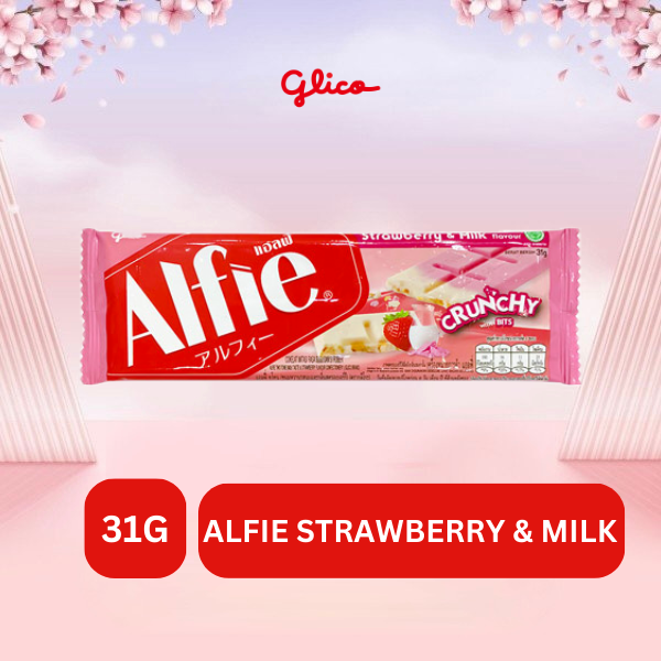 Socola dạng thanh GLICO Alfie 31gr - vị Dâu