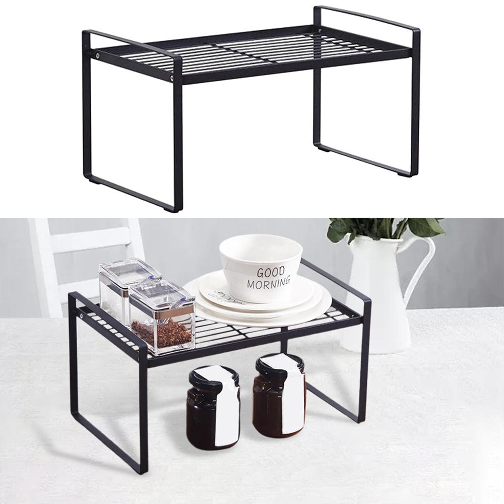 Iron Kitchen Storage Rack Organizer Spice Rack Organizer Sink Dish Drying Rack Storage Shelf Rack