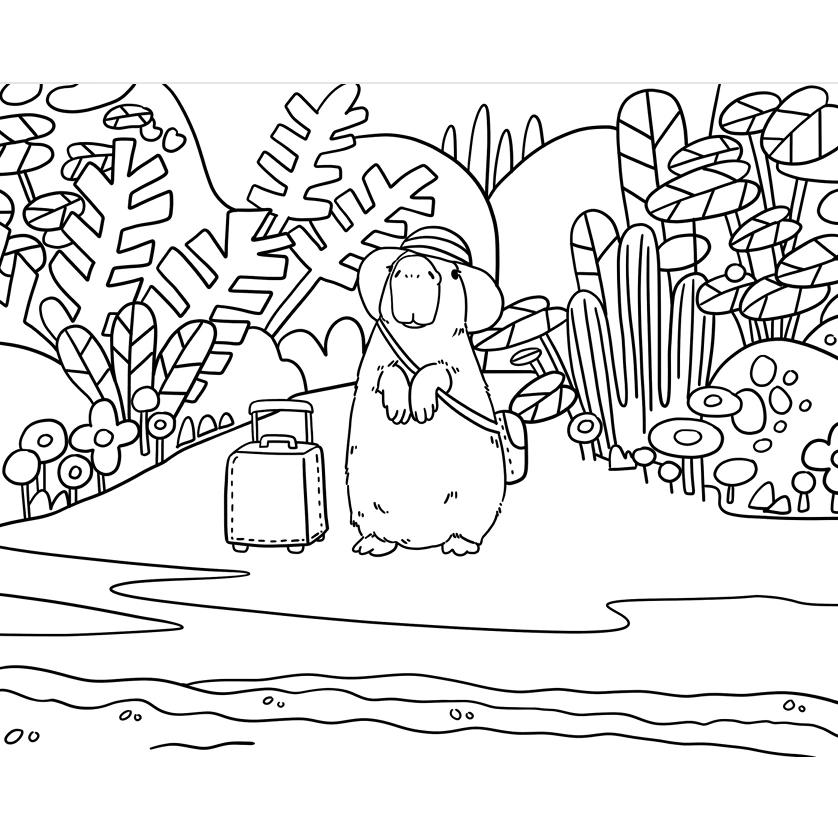 Sách - Hành Trình Bí Mật Của Capybara - Khám Phá Xuyên Đại Dương Của Capybara