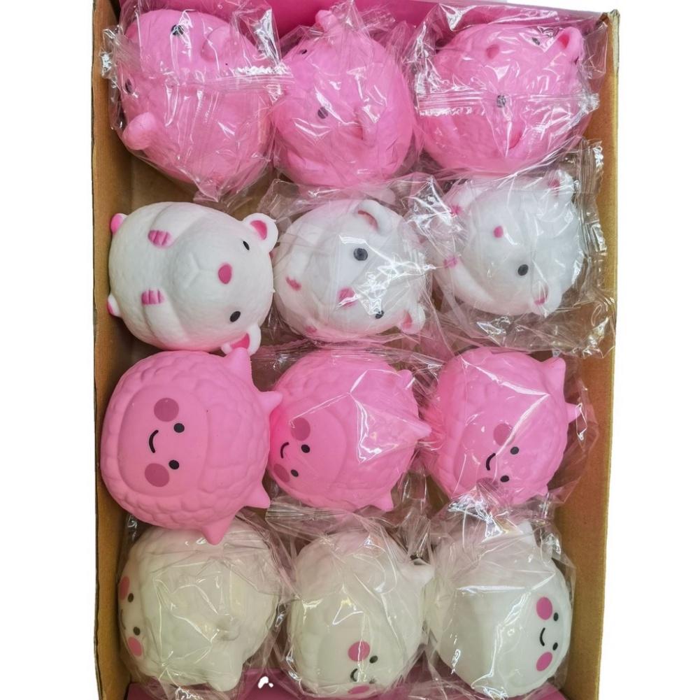 Squishy Mochi hình CON CỪU đồ chơi bóp tay mềm mịn dễ thương chân thực giảm stress co dãn đàn hồi ngộ nghĩnh bóp giải tr