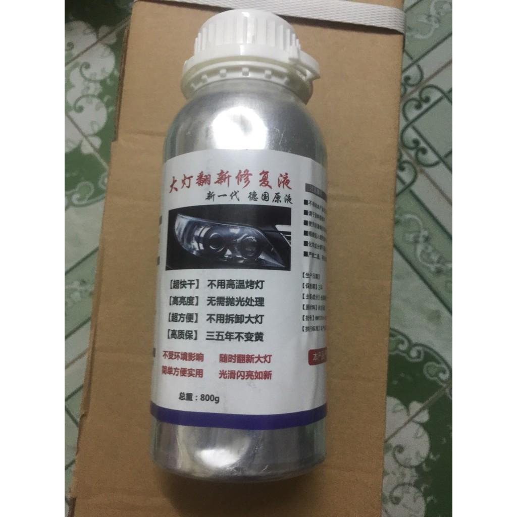 Dung dịch nano đánh bóng đèn pha ô tô -xe máy