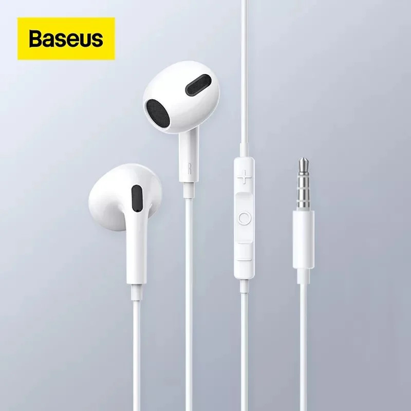 Tai Nghe Baseus Encok 3.5mm lateral in-ear Wired Earphone H17 - hàng chính hãng