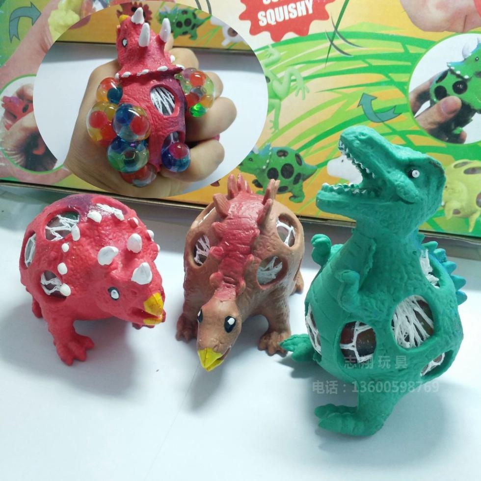 Squishy khủng long hạt đồ chơi bóp tay Mochi mềm mịn dễ thương chân thực giảm stress co dãn đàn hồi ngộ nghĩnh