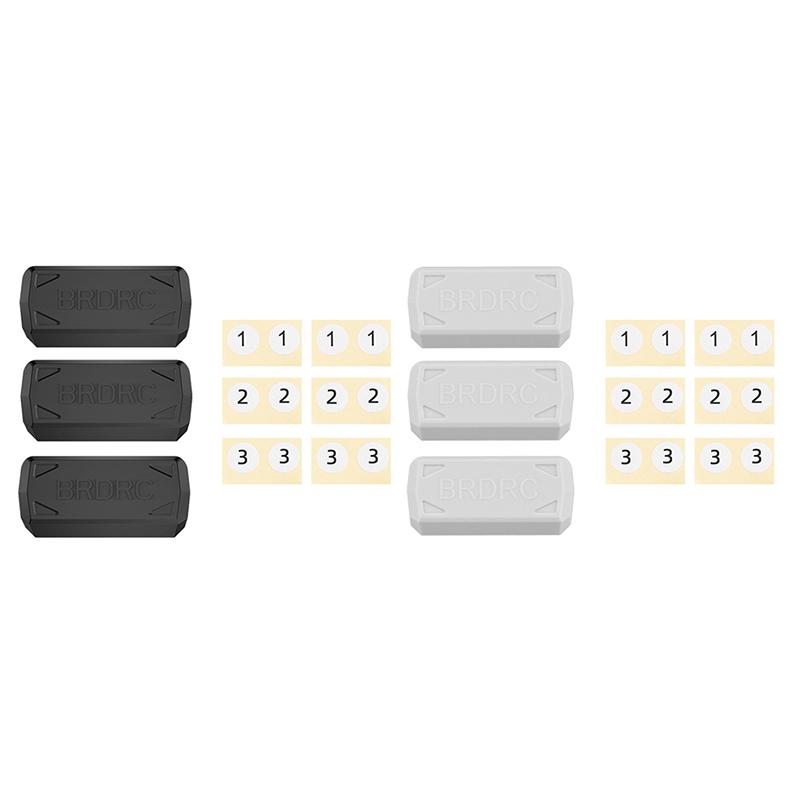 3 cái Nắp bảo vệ pin máy bay không người lái cho DJI Mini 3 Pro Vỏ bảo vệ cổng sạc Pin cắm chống bụi Bảo vệ phụ kiện máy bay không người lái Màu sắc: Xám