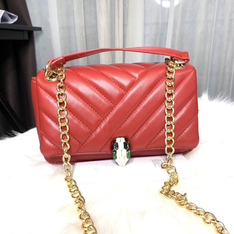 Túi xách nữ, túi đeo chéo da PU cao cấp,Style Korea