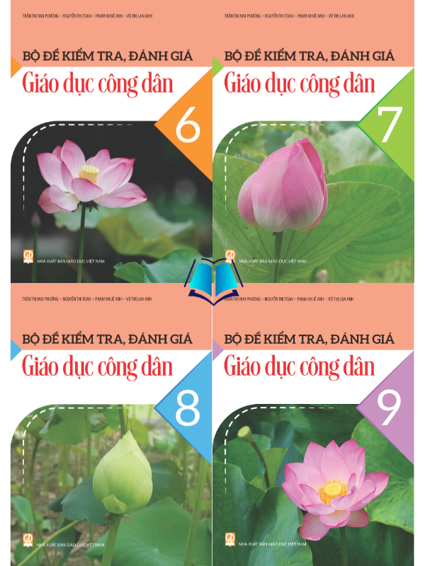 Sách - Bộ Đề Kiểm Tra, Đánh Giá Giáo Dục Công Dân Lớp 6 7 8 9 - Combo/Lẻ
