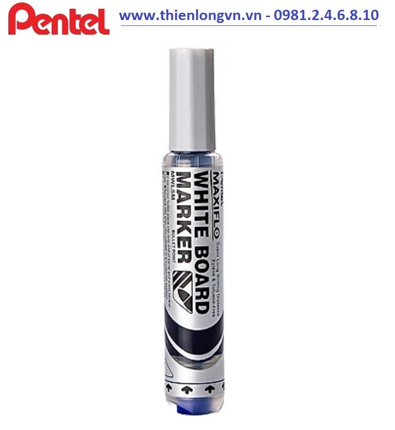 Bút viết bảng bấm Pentel MWL5M mực xanh