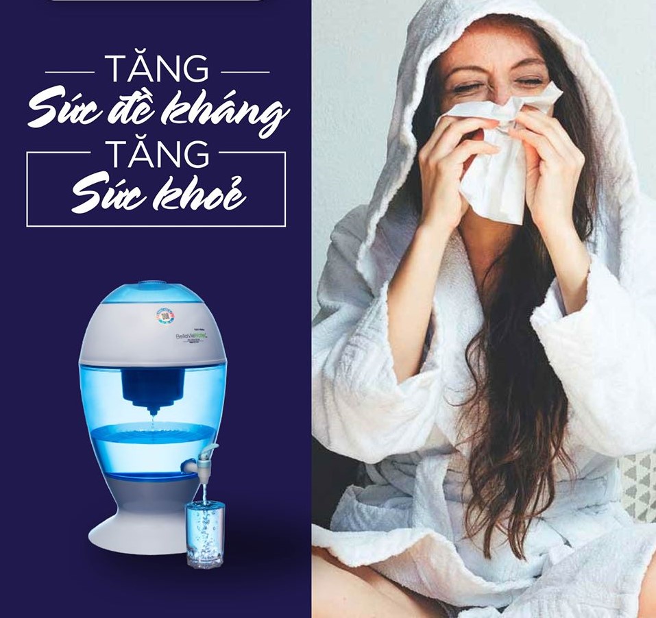 Bình tạo nước ion kiềm 20L tặng kèm lõi lọc thay thế - Hàng nhập khẩu Mỹ