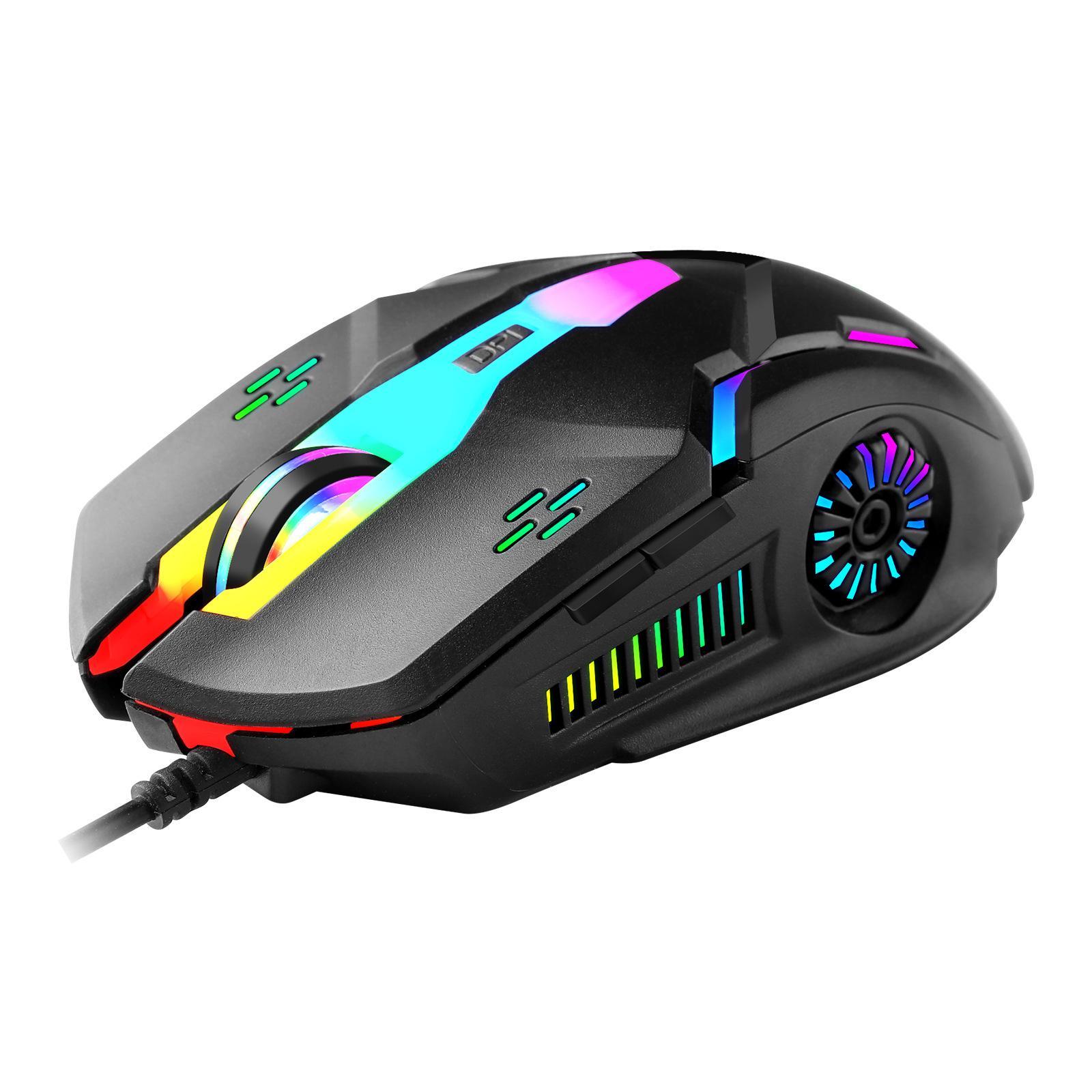 Gaming Mouse Wired  Adjustable DPI Breathing Light for