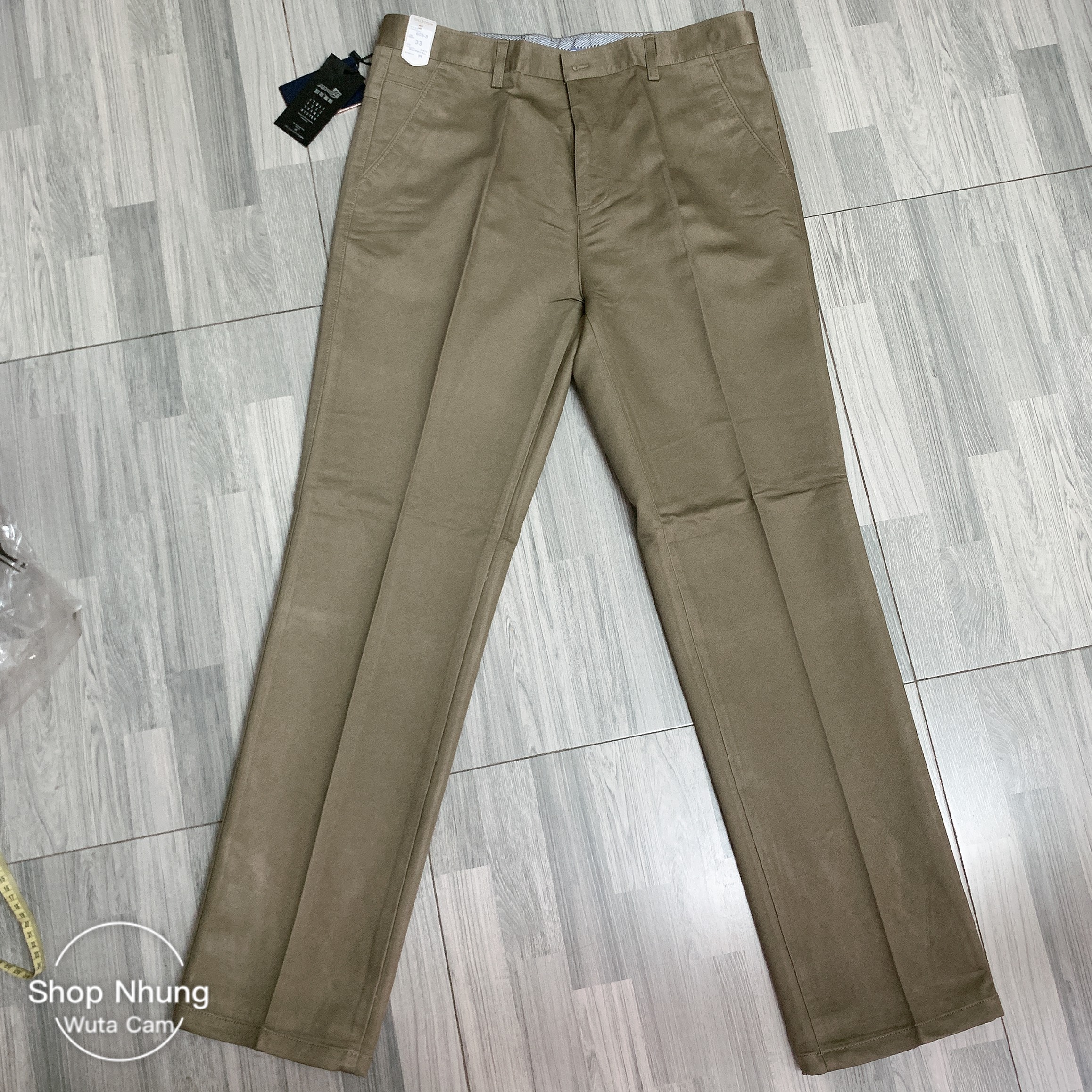Quần thô kaki trung niên trung tuổi 1 li hàng Quảng Châu loại 1 chất cực đẹp