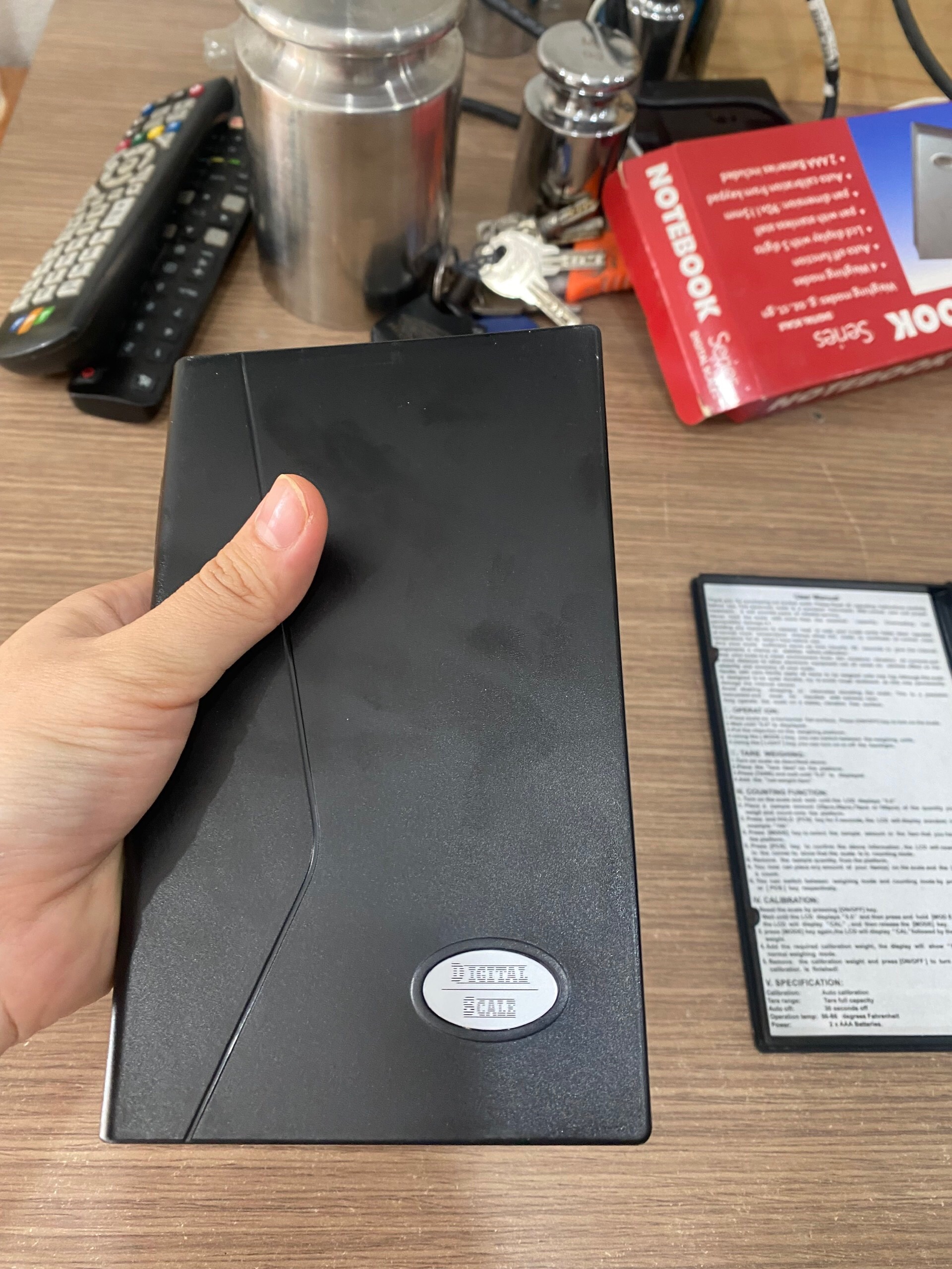 Cân điện tử mini Notebook 300g