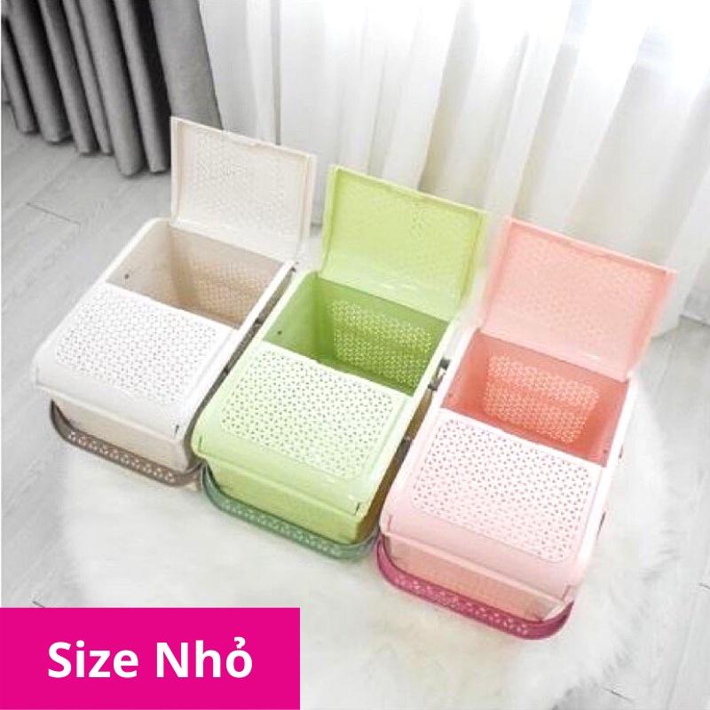 Giỏ Làn Vuông Đựng Đồ Đi Sinh Tiện Lợi Cho Mẹ Và Bé